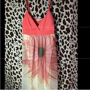 Flower Print Maxi Dress